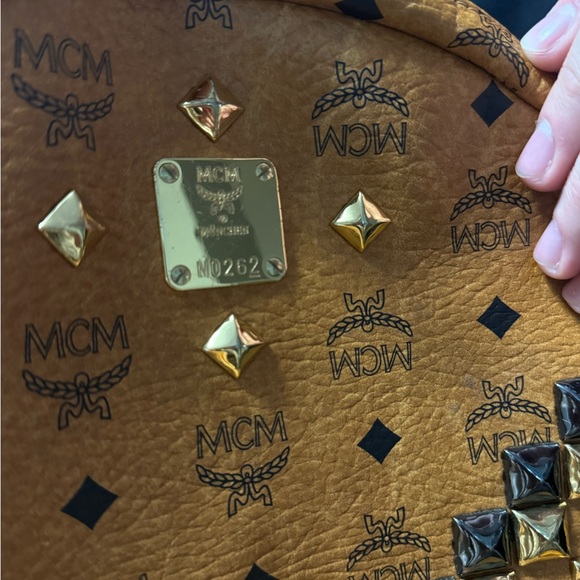 MCM Backpack in Brown and Gold - Picture 15 of 15